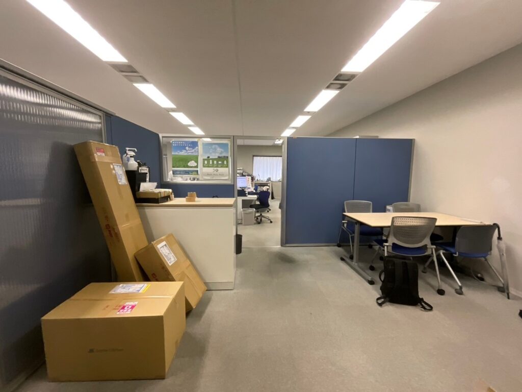 10年以上使用したオフィスの改装工事