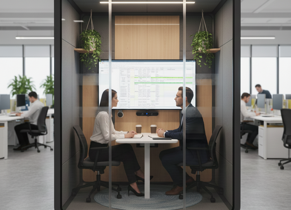 個室ブースが変えるオフィスの未来|導入メリットから失敗しない選び方まで徹底解説